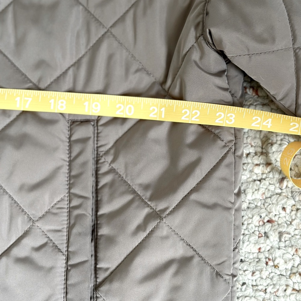 Free Country Diamond Quilted Packable Puffer Taupe Gray Size M NWT - Picture 12 of 13